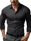 Camisa Social Mónaco - Tela Antiamasado Dry Blank